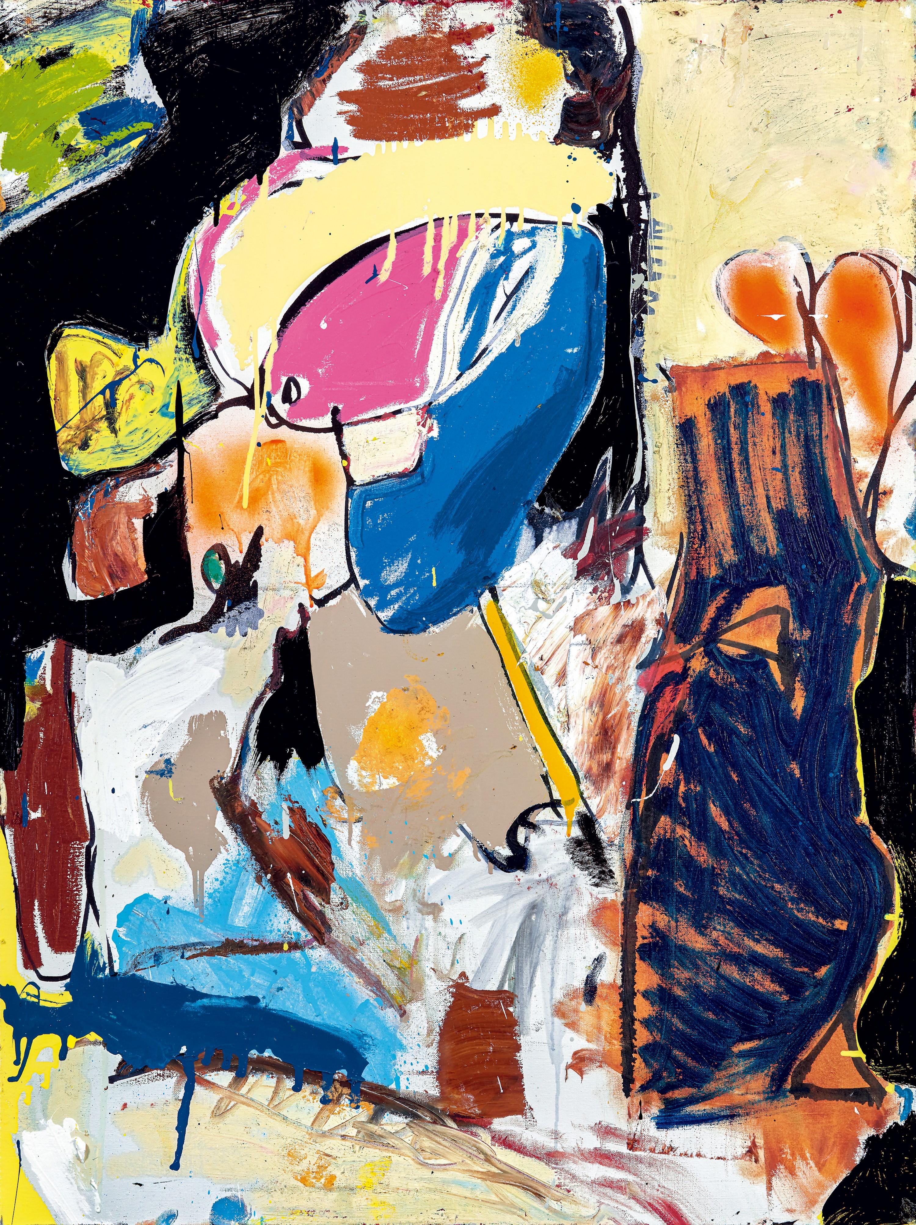 Eddie Martinez - Untitled(Painted in 2015)