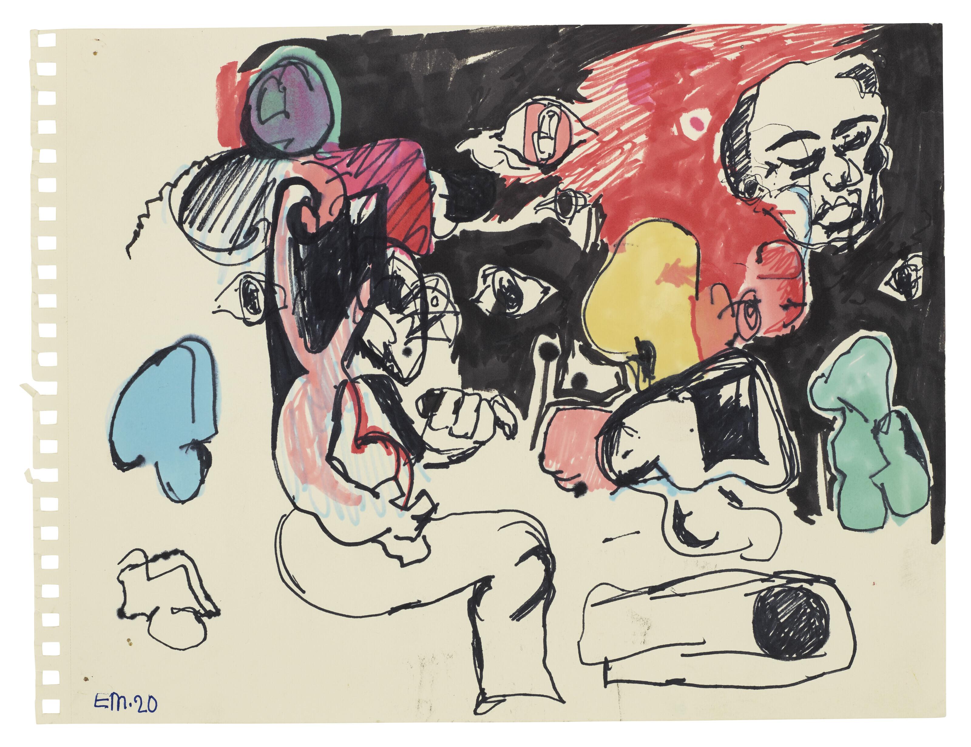 Eddie Martinez - Untitled