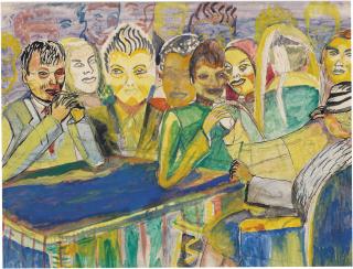 Eddie Owens Martin - Cafe Patrons, New York