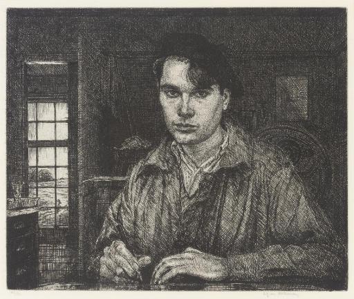 Edgar A. Holloway - Self-portrait No. 7