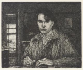 Edgar A. Holloway - Self-portrait No. 7