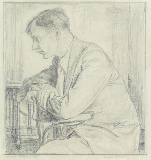 Edgar A. Holloway - The Artist William Wilson, two portraits