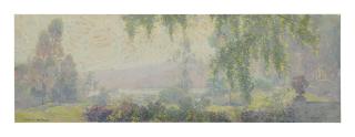 Edgar Alwin Payne - Extensive Garden (Decorative Panel)