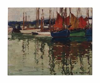 Edgar Alwin Payne - Harbor Scene