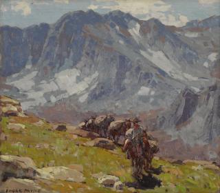 Edgar Alwin Payne - Packing Out From Payne Lake