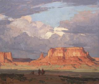 Edgar Alwin Payne - Red Mesa, Monument Valley, Utah