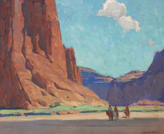 Edgar Alwin Payne - Riders in Canyon de Chelly
