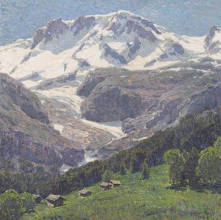 Edgar Alwin Payne - The High Alps