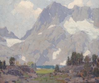 Edgar Alwin Payne - The Miner Peaks At Iceberg Lake