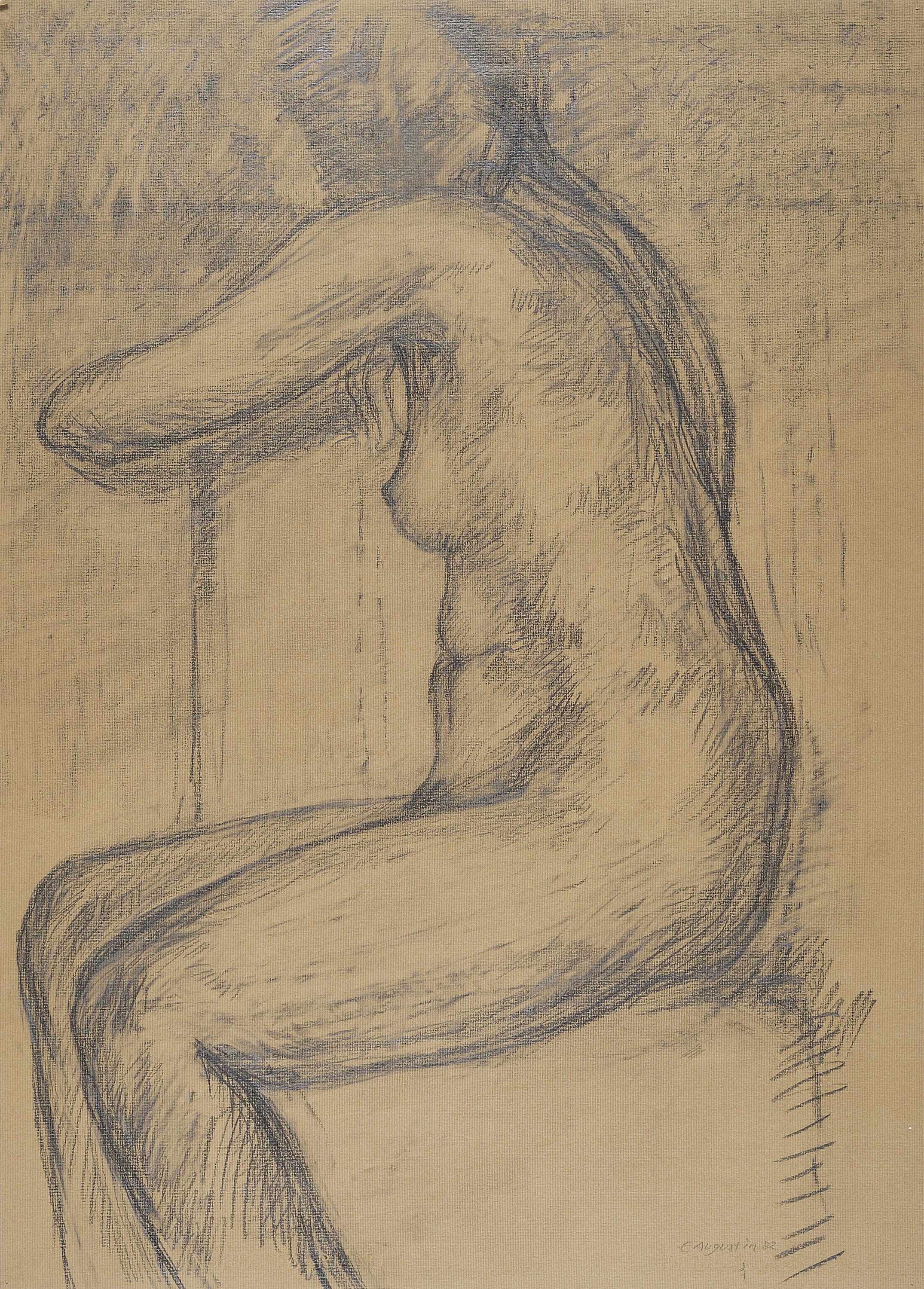 Edgar Augustin - Ohne Titel (Weiblicher Akt).