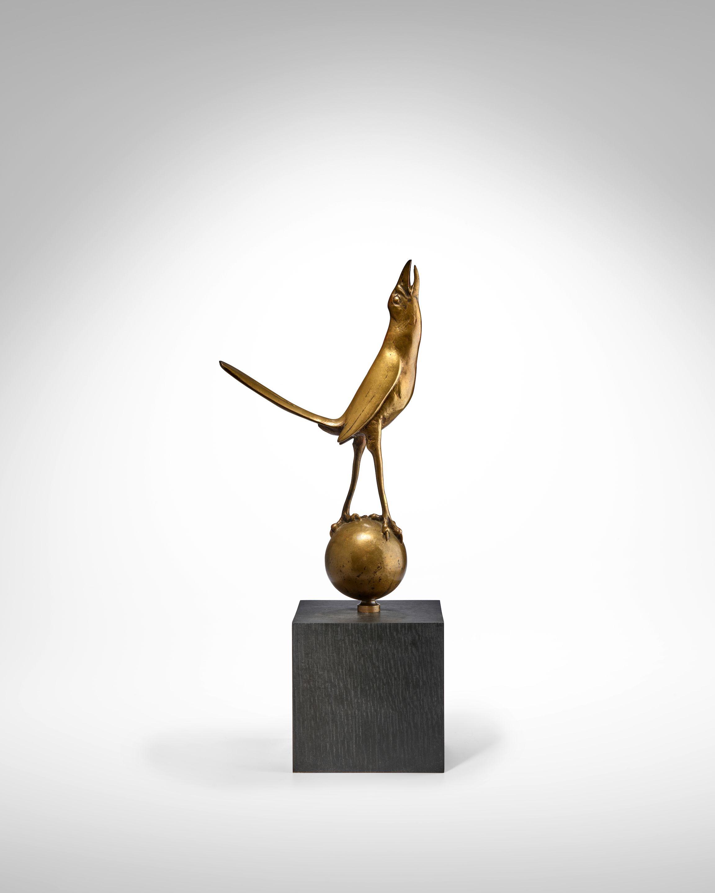 Unique Merle Sculpture by Edgar Brandt Art.Salon