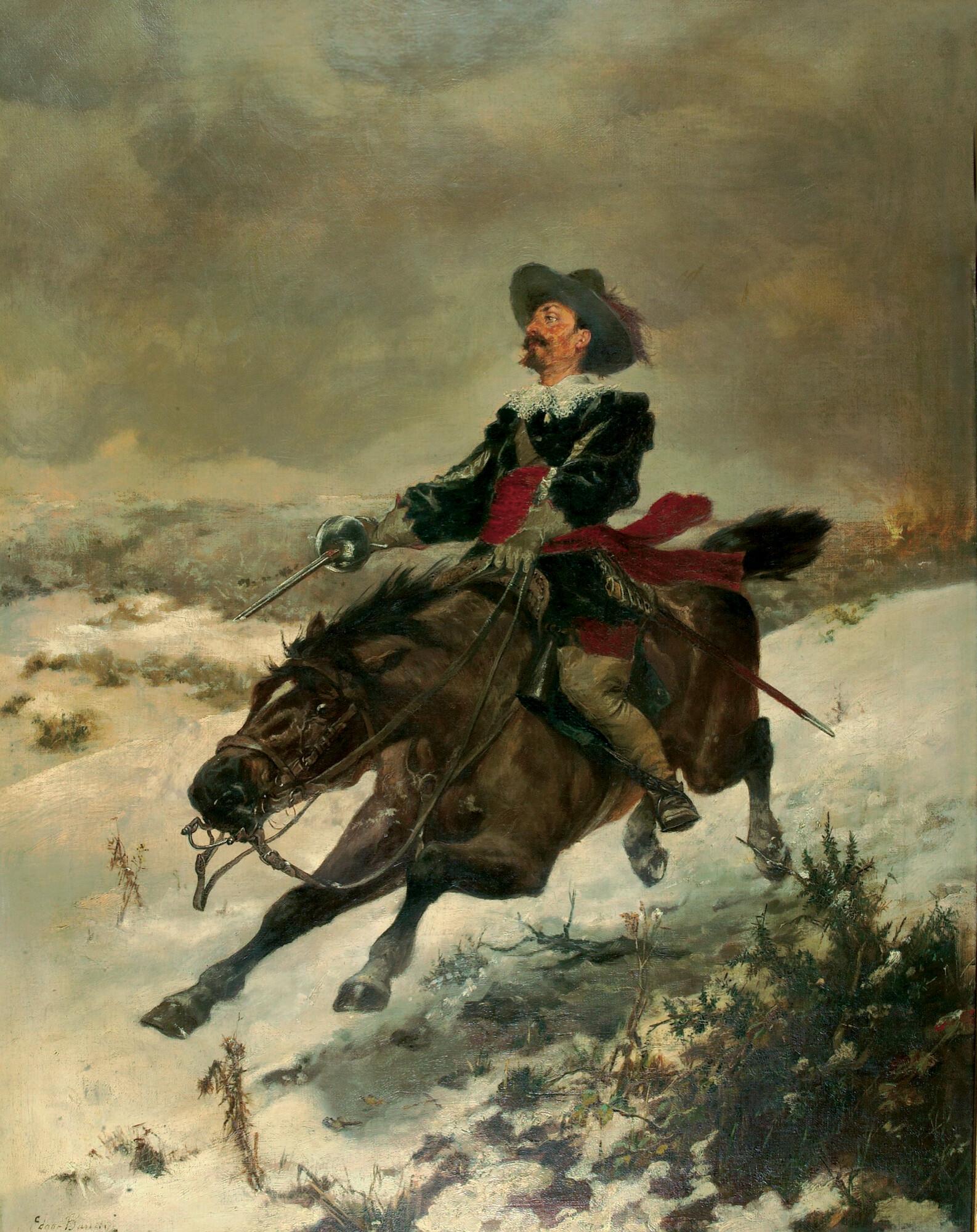 Edgar Bundy - Don Quichotte im vollen Galopp.
