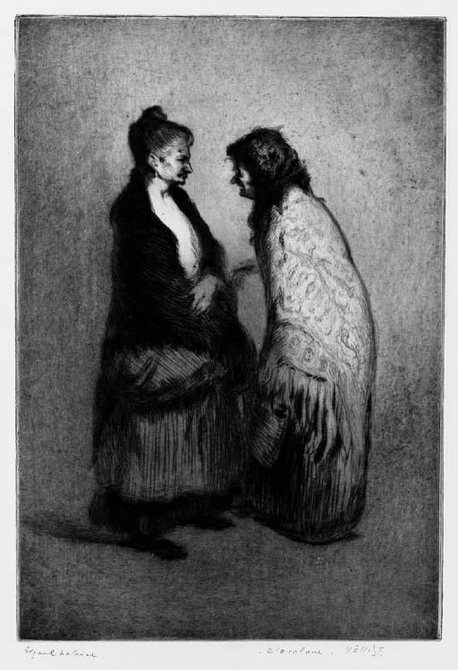 Edgar Chahine - Venise - Le Ciacolone (Les Bavardes) (T. 348)