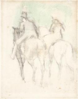 Edgar Degas - Amazone et Cavalier