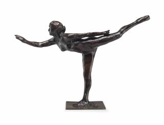 Edgar Degas - Arabesque sur la jambe droite, le bras gauche dans la ligne