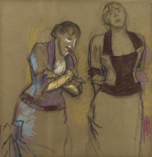 Edgar Degas - Au Café-Concert, Deux Chanteuses