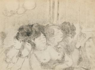 Edgar Degas - Au Salon (Ces Dames)