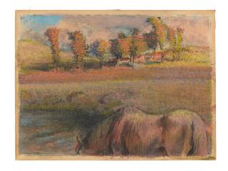 Edgar Degas - Cheval au bord de la mare