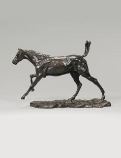 Edgar Degas - Cheval Au Galop Sur Le Pied Droit