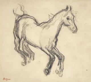 Edgar Degas - Cheval galopant