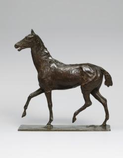 Edgar Degas - Cheval marchant au pas relevés