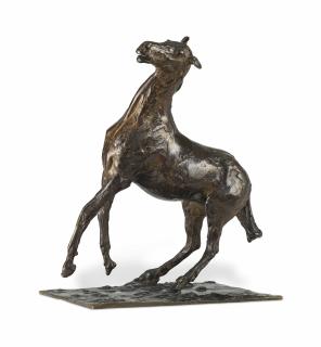 Edgar Degas - Cheval se cabrant