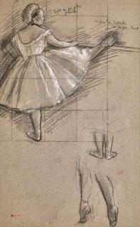 Edgar Degas - Danseuse À La Barre