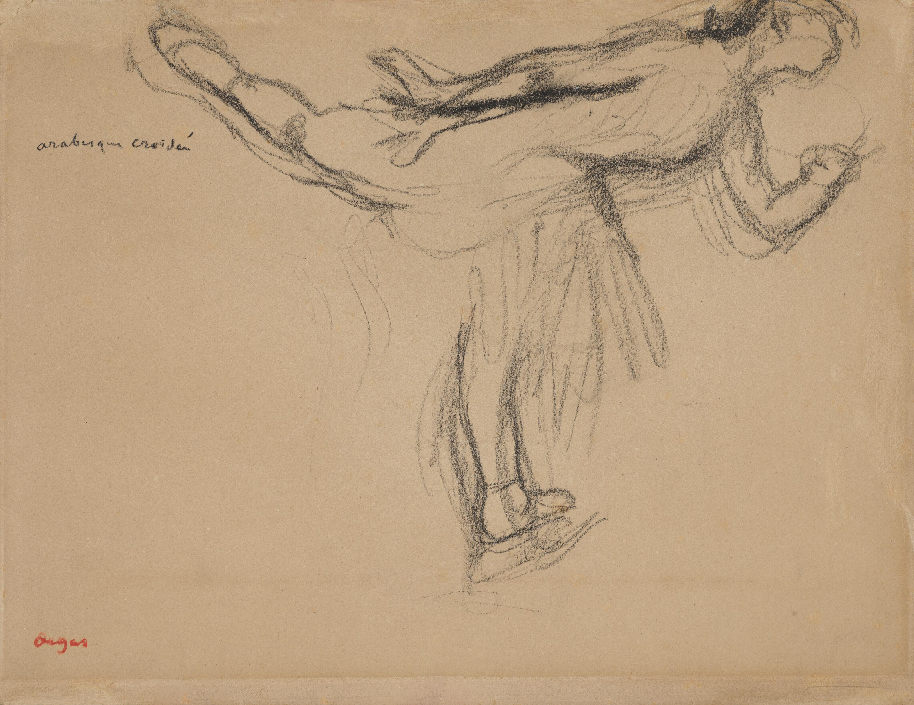 Edgar Degas - Danseuse, arabesque croisée