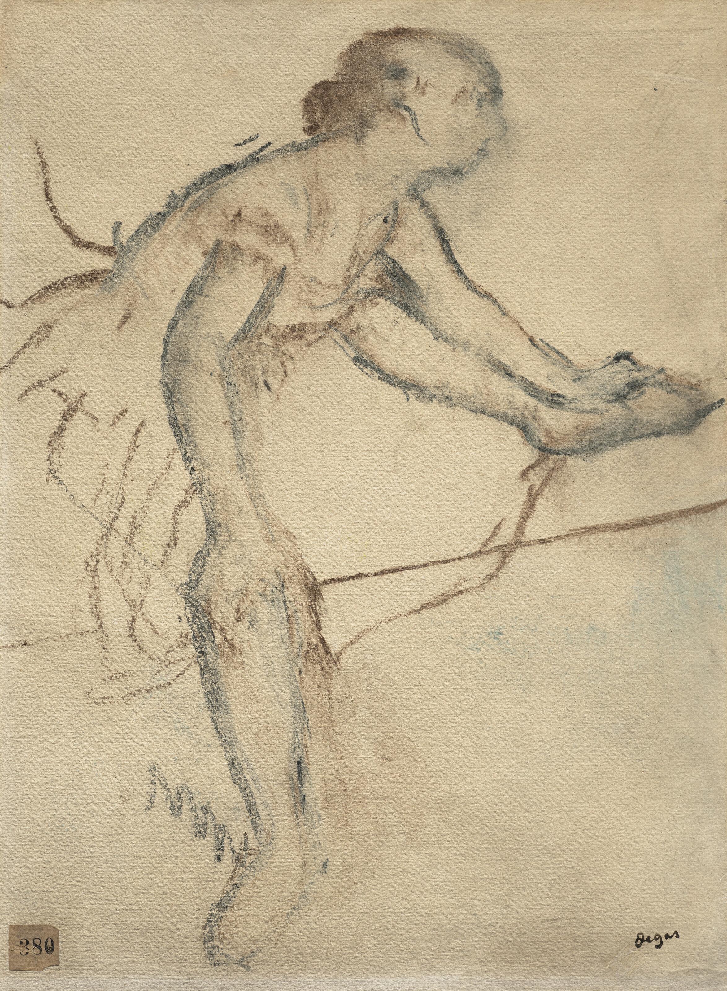 Edgar Degas - Danseuse assise