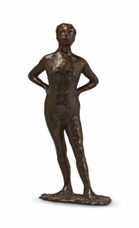 Edgar Degas - Danseuse au repos, les mains sur les hanches, la jambe gauche en avant