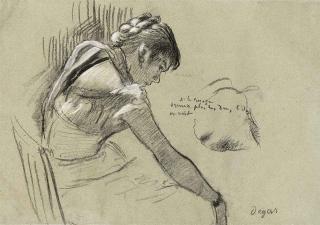 Edgar Degas - Danseuse au repos