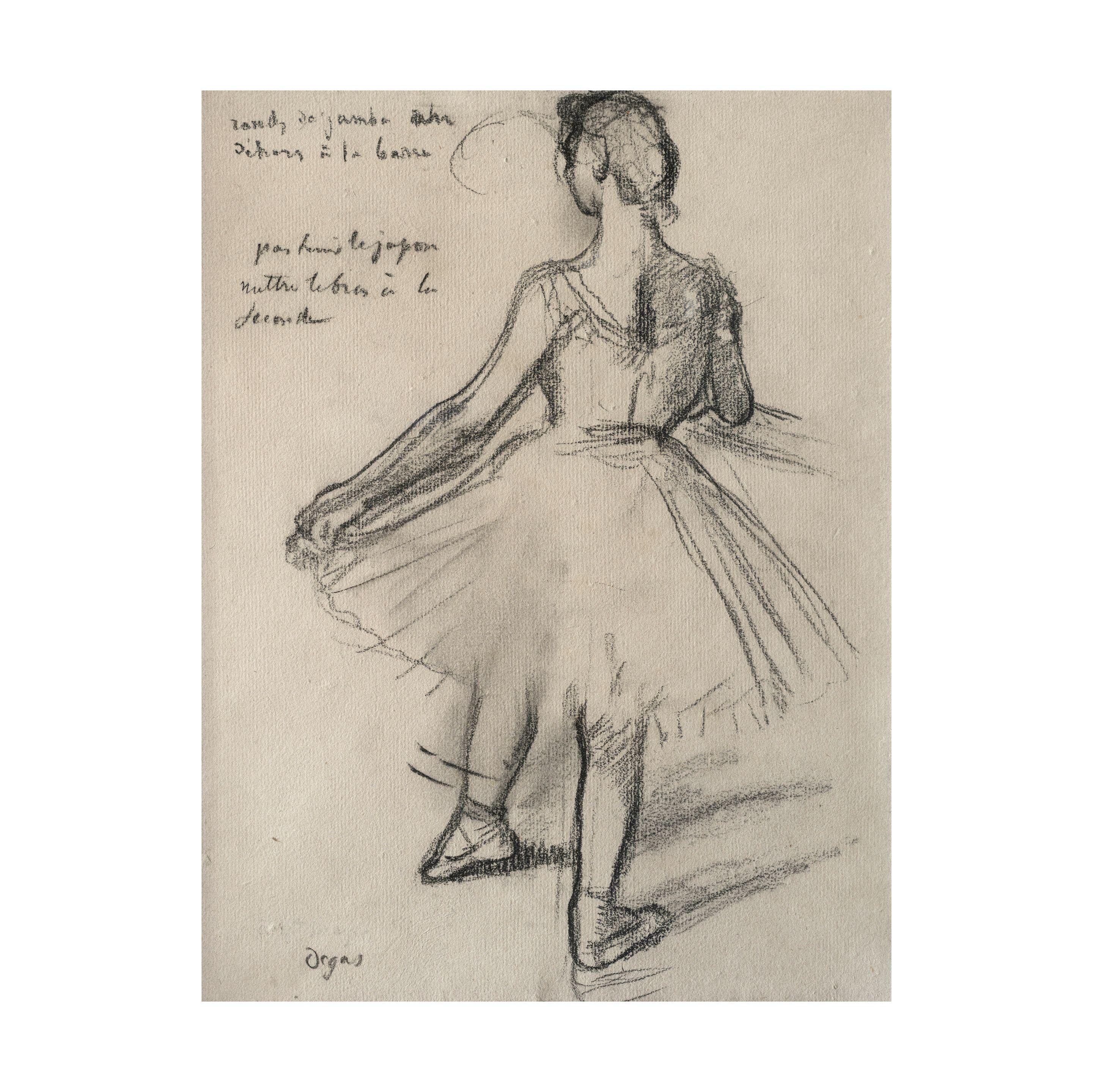 Edgar Degas - Danseuse de dos
