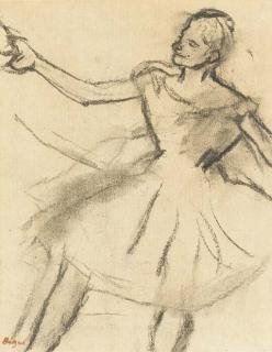Edgar Degas - Danseuse, le bras horizontal