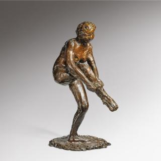 Edgar Degas - Danseuse mettant son bas, première étude