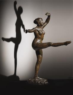 Edgar Degas - Danseuse, position de quatrième devant sur la jambe gauche, troisième étude