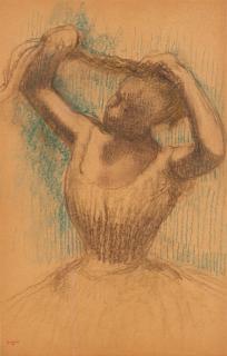 Edgar Degas - Danseuse rajustant sa coiffure