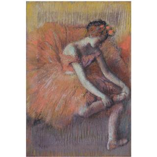 Edgar Degas - Danseuse Rajustant Sa Sandale