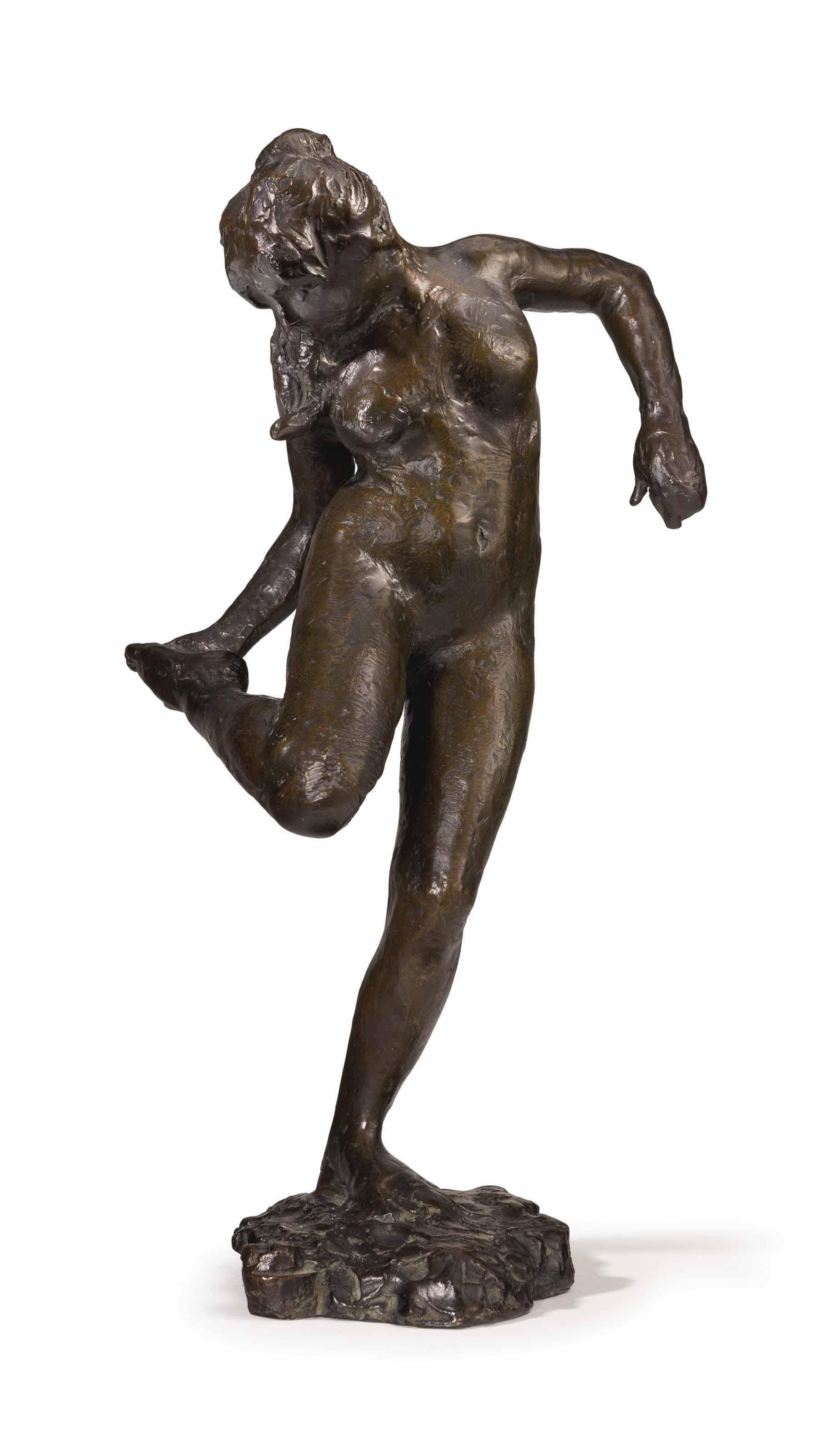 Edgar Degas - Danseuse regardant la plante de son pied droit