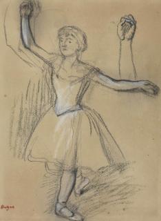 Edgar Degas - Danseuse vue de face