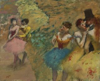 Edgar Degas - Danseuses (Les Coulisses de l\'Opéra)