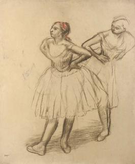 Edgar Degas - Deux danseuses