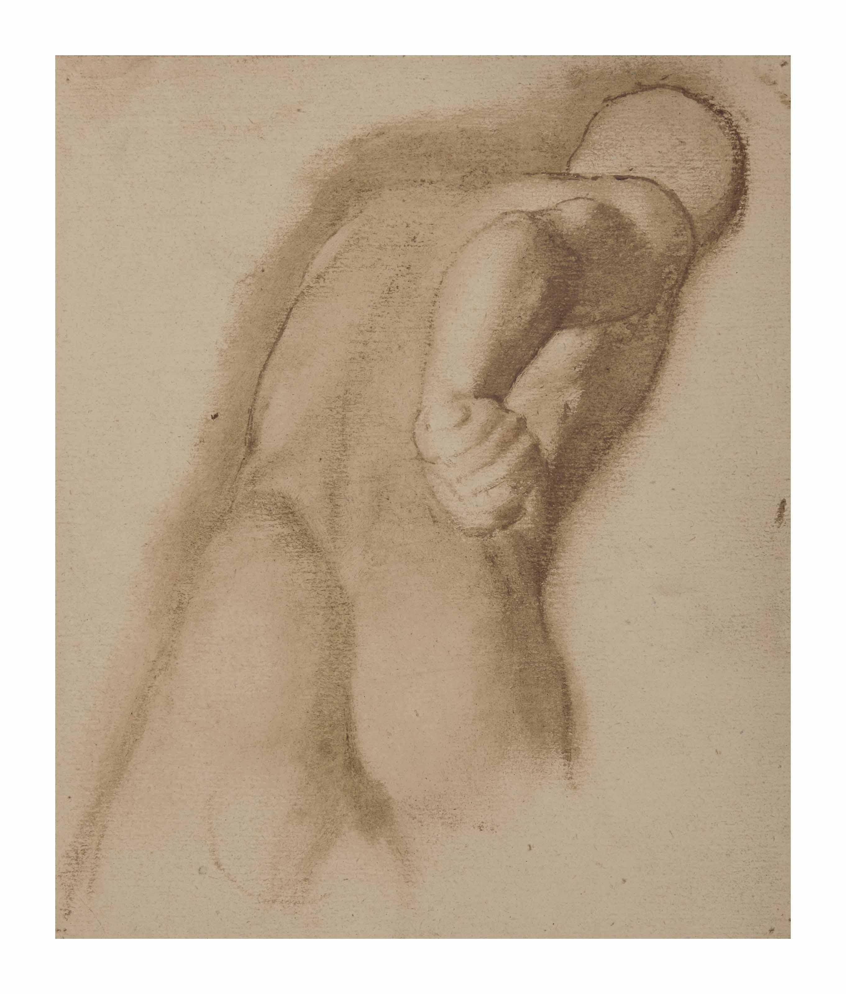 Edgar Degas - Étude d’après Agasias d’Éphèse, “Gladiateur Borghèse”