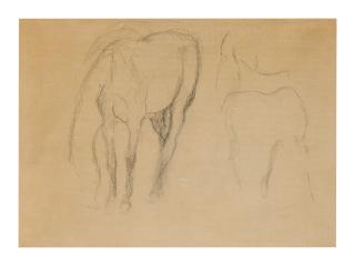 Edgar Degas - Étude De Cheval