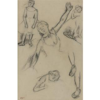 Edgar Degas - Étude De Danseuses