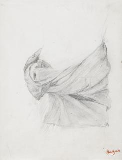 Edgar Degas - Étude De Draperie