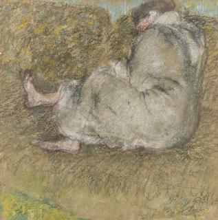 Edgar Degas - Femme assise sur un divan