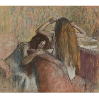 Edgar Degas - Femme Se Coiffant