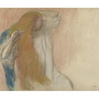 Edgar Degas - Femme Se Coiffant
