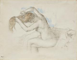 Edgar Degas - Femme Se Coiffant
