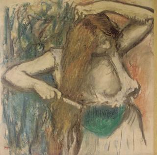 Edgar Degas - Femme Se Coiffant